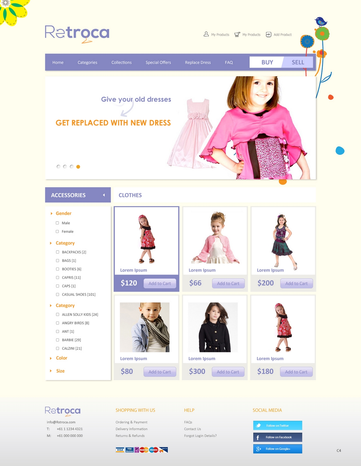 Diseño Web por pb para Retroca.com | Diseño #1391576