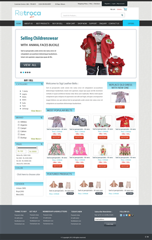 Diseño Web por pb para Retroca.com | Diseño: #1391578