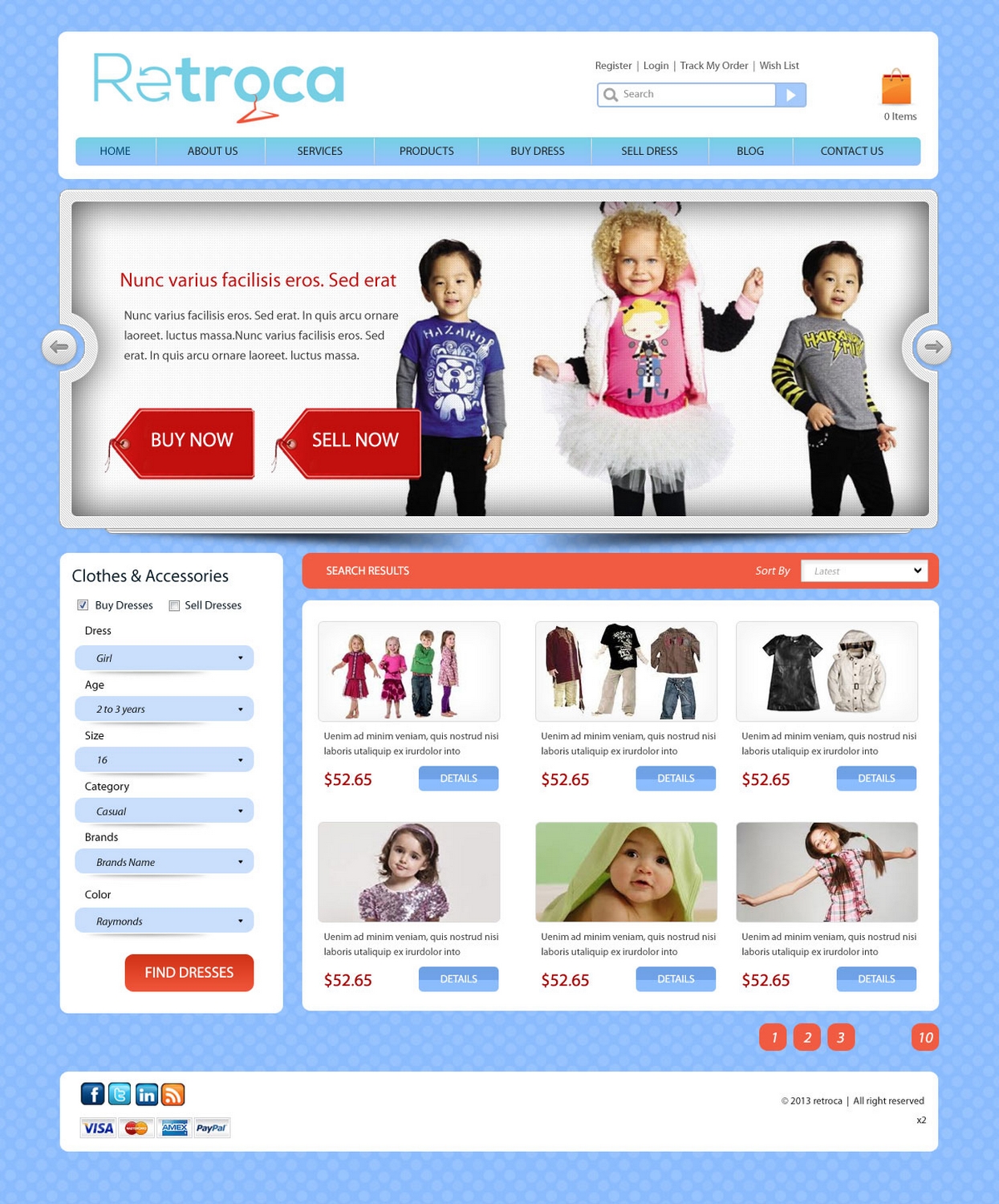 Diseño Web por pb para Retroca.com | Diseño #1391582