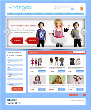 Diseño Web por pb para Retroca.com | Diseño: #1391582