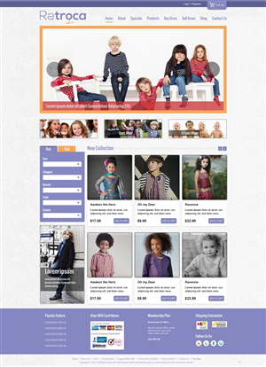 Diseño Web por pb para Retroca.com | Diseño: #1391586