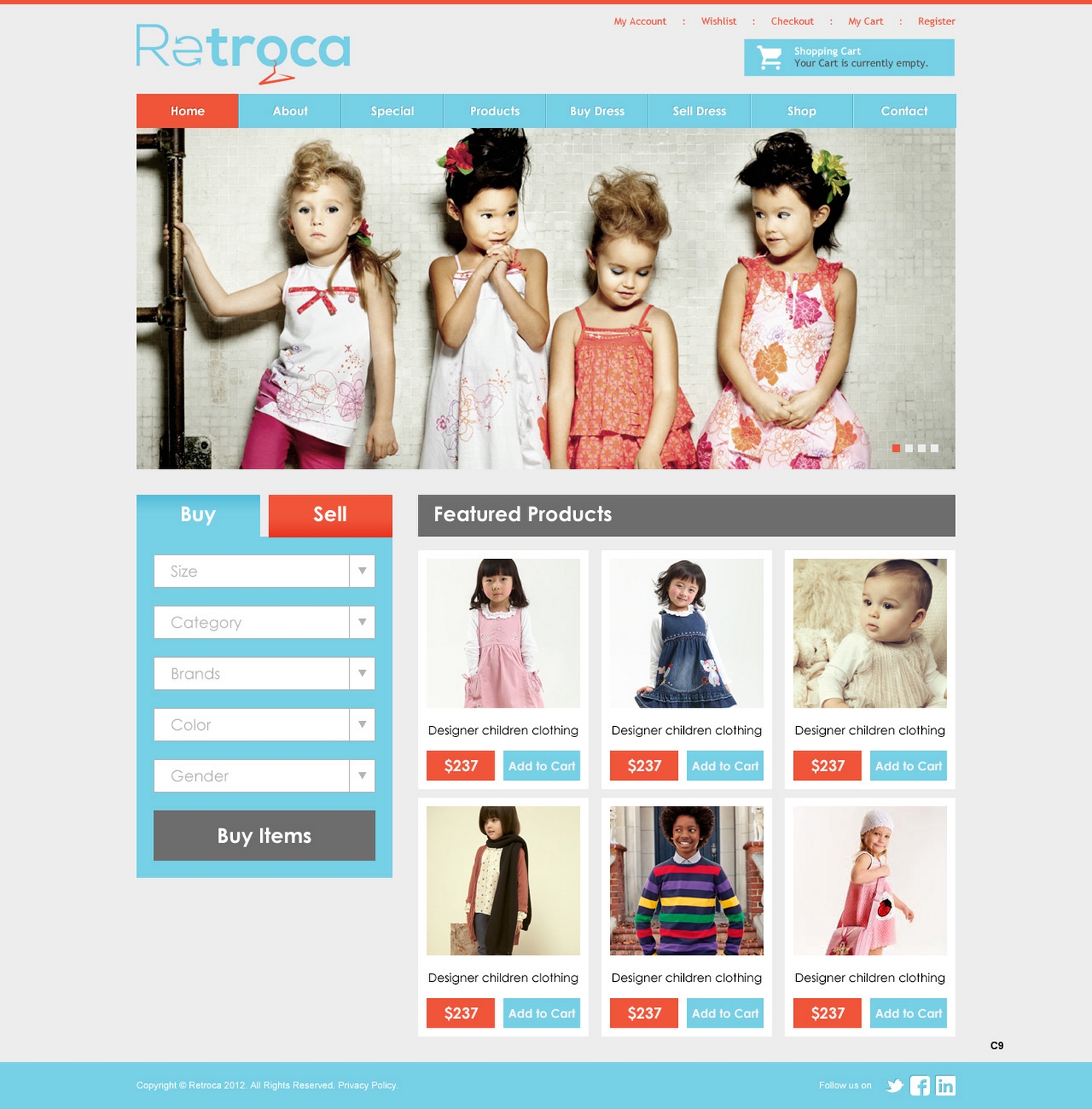 Diseño Web por pb para Retroca.com | Diseño #1391589