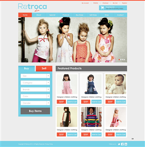 Diseño Web por pb para Retroca.com | Diseño: #1391589