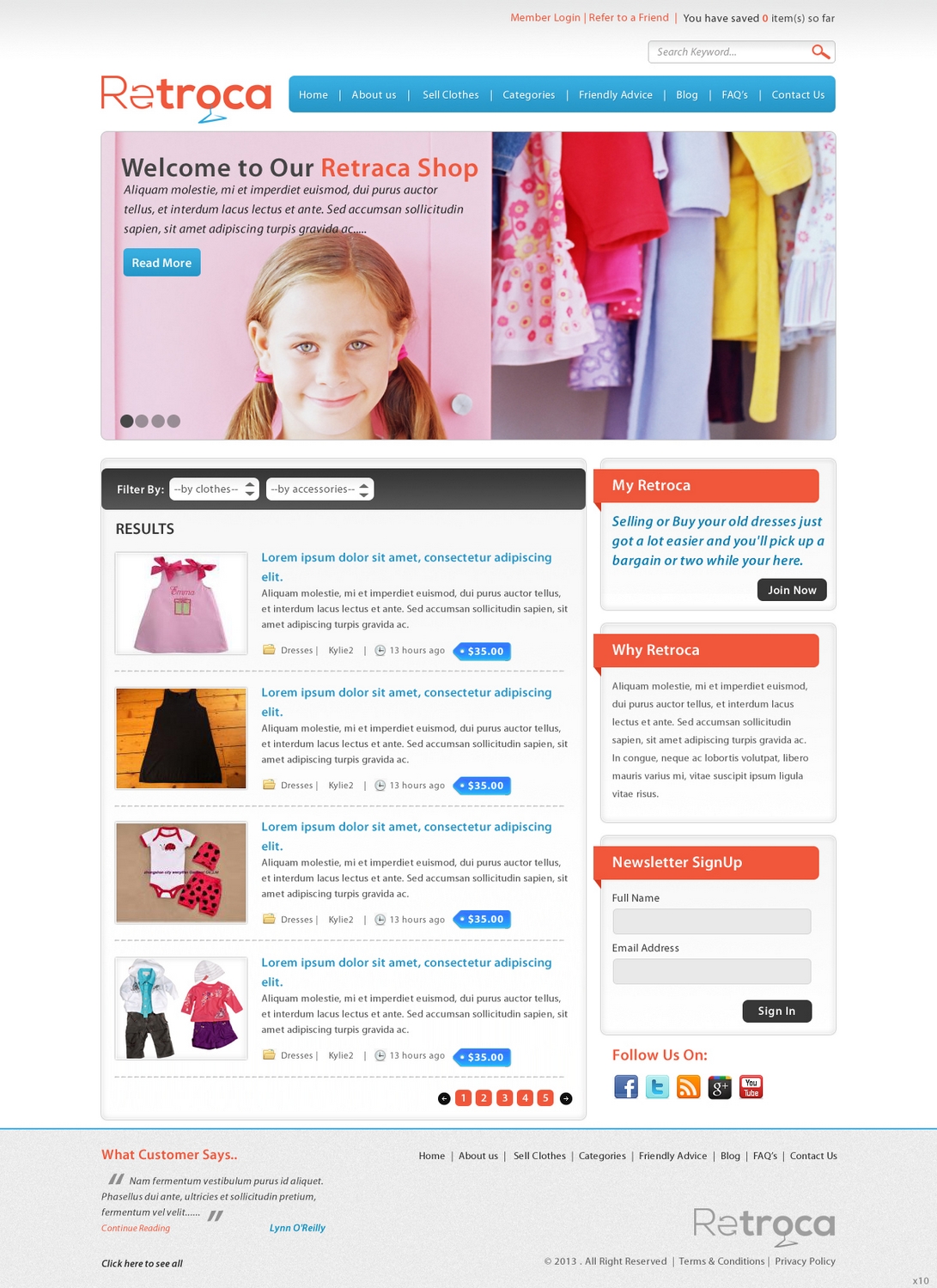 Diseño Web por pb para Retroca.com | Diseño #1398728