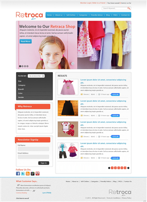 Diseño Web por pb para Retroca.com | Diseño: #1398738