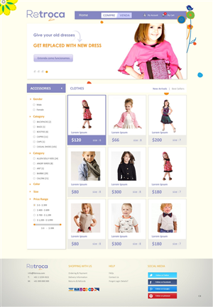 Diseño Web por pb para Retroca.com | Diseño: #1398739