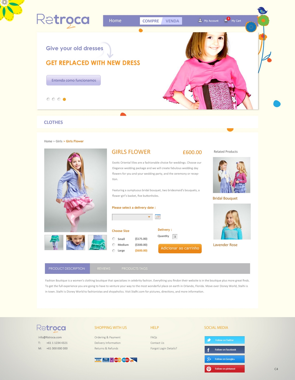 Diseño Web por pb para Retroca.com | Diseño #1398741