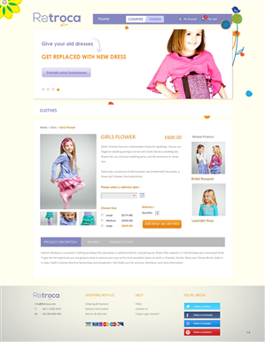 Diseño Web por pb para Retroca.com | Diseño: #1398741