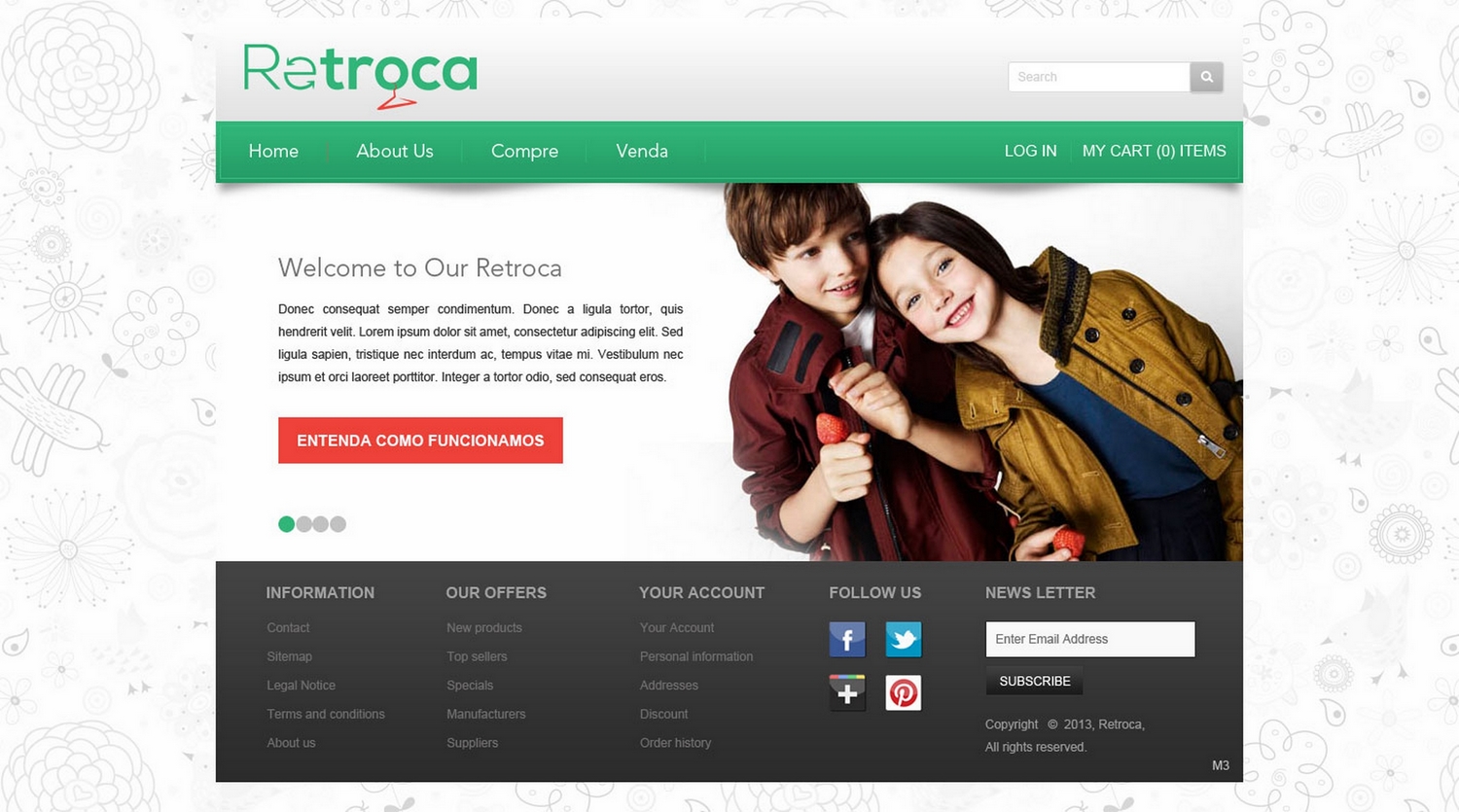 Diseño Web por pb para Retroca.com | Diseño #1398743