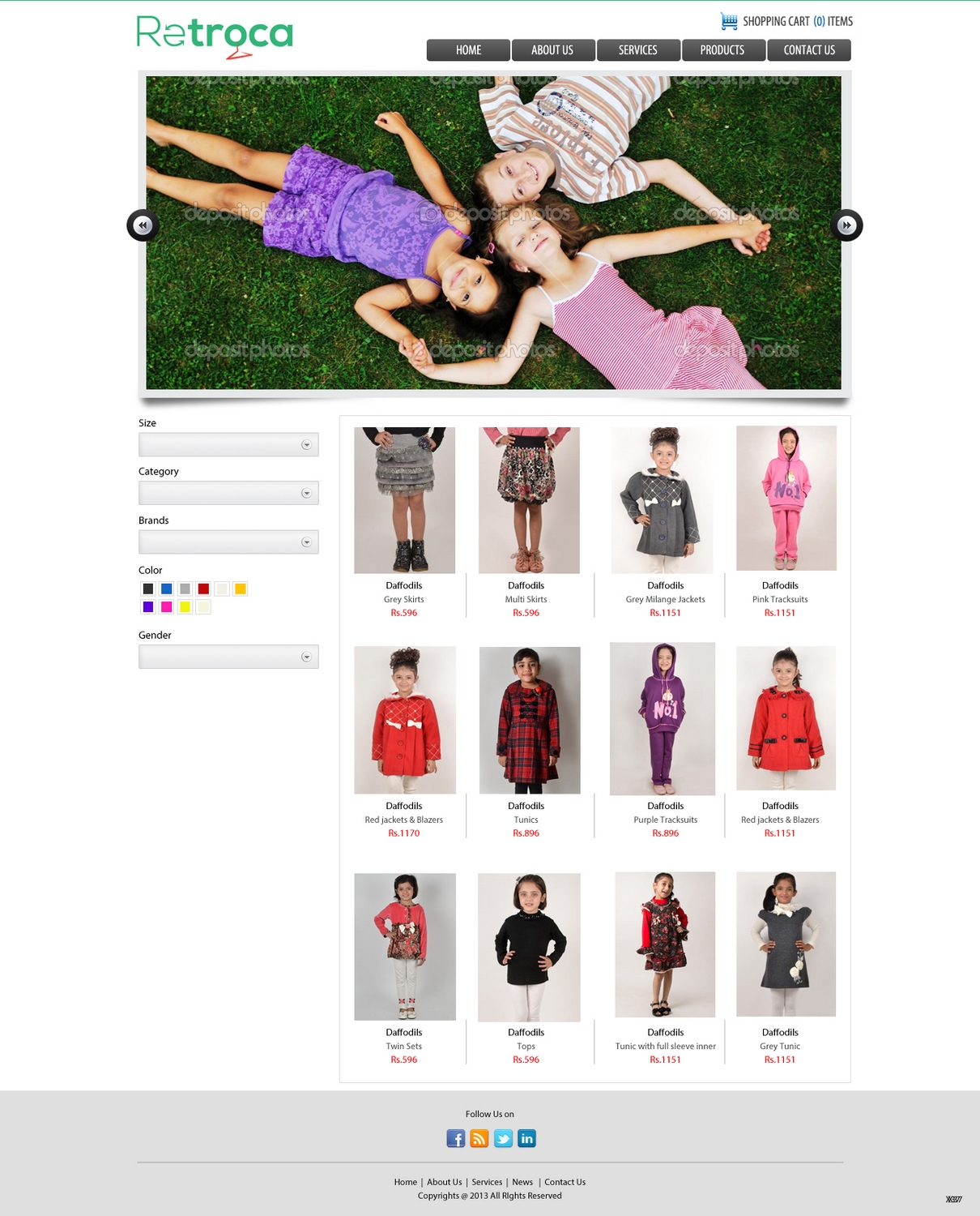 Diseño Web por pb para Retroca.com | Diseño #1398749