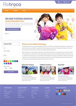 Diseño Web por pb para Retroca.com | Diseño: #1398751