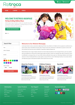 Diseño Web por pb para Retroca.com | Diseño: #1398752