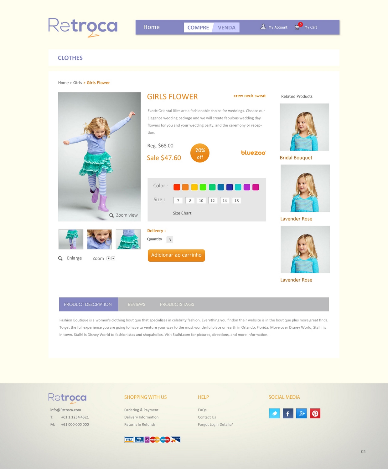 Diseño Web por pb para Retroca.com | Diseño #1405967