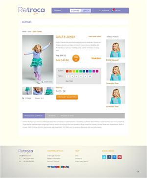 Diseño Web por pb para Retroca.com | Diseño: #1405967