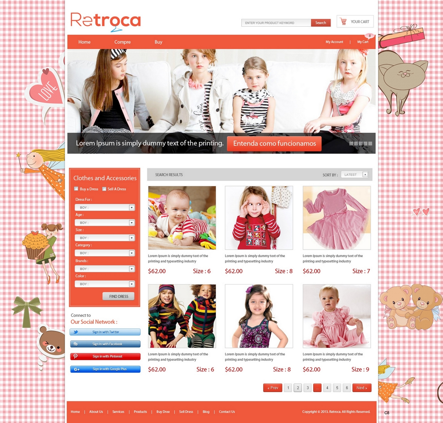 Diseño Web por pb para Retroca.com | Diseño #1405970