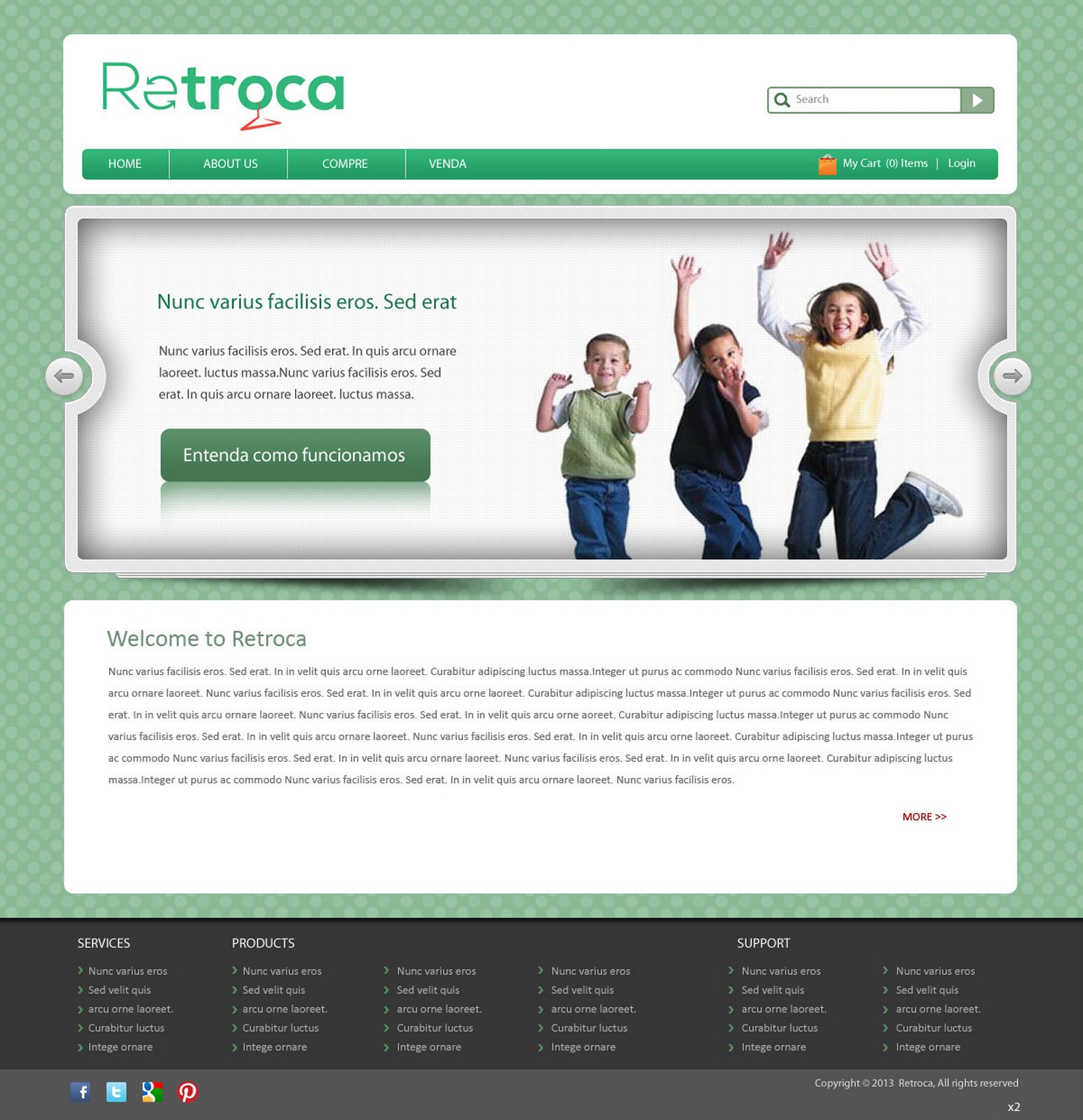 Diseño Web por pb para Retroca.com | Diseño #1405973