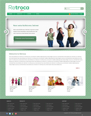 Diseño Web por pb para Retroca.com | Diseño: #1405975