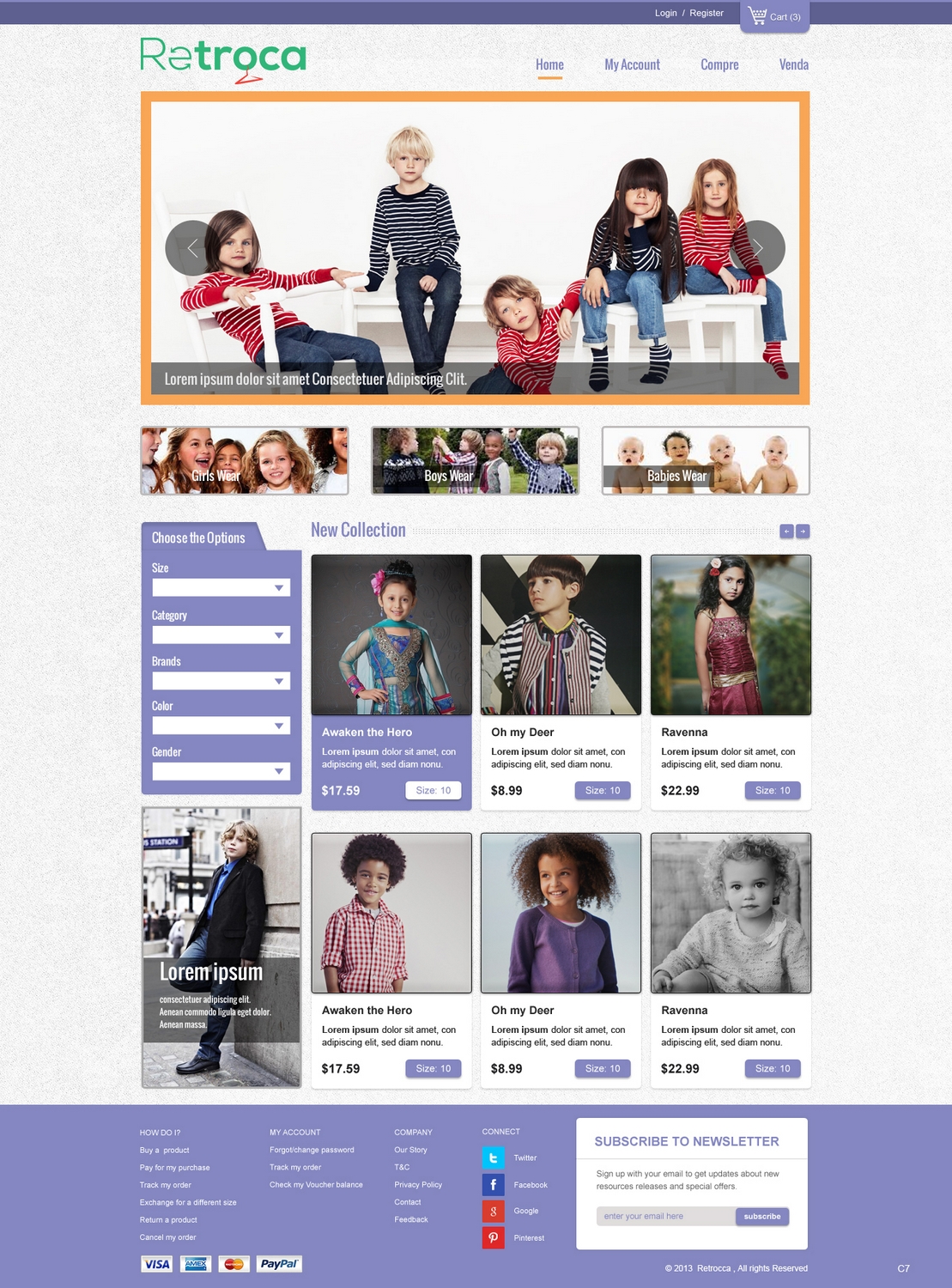 Diseño Web por pb para Retroca.com | Diseño #1405978