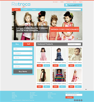 Diseño Web por pb para Retroca.com | Diseño: #1405982