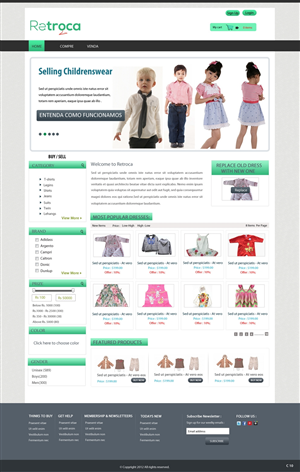 Diseño Web por pb para Retroca.com | Diseño: #1409569