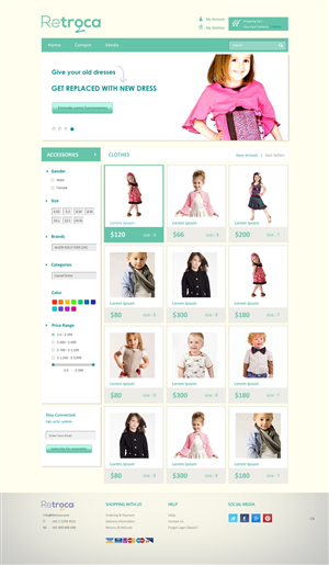 Diseño Web por pb para Retroca.com | Diseño: #1424331