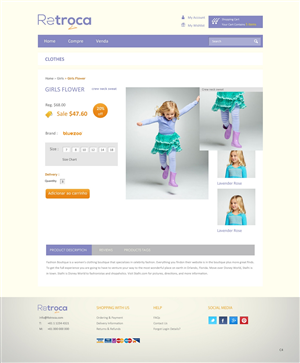 Diseño Web por pb para Retroca.com | Diseño: #1424335