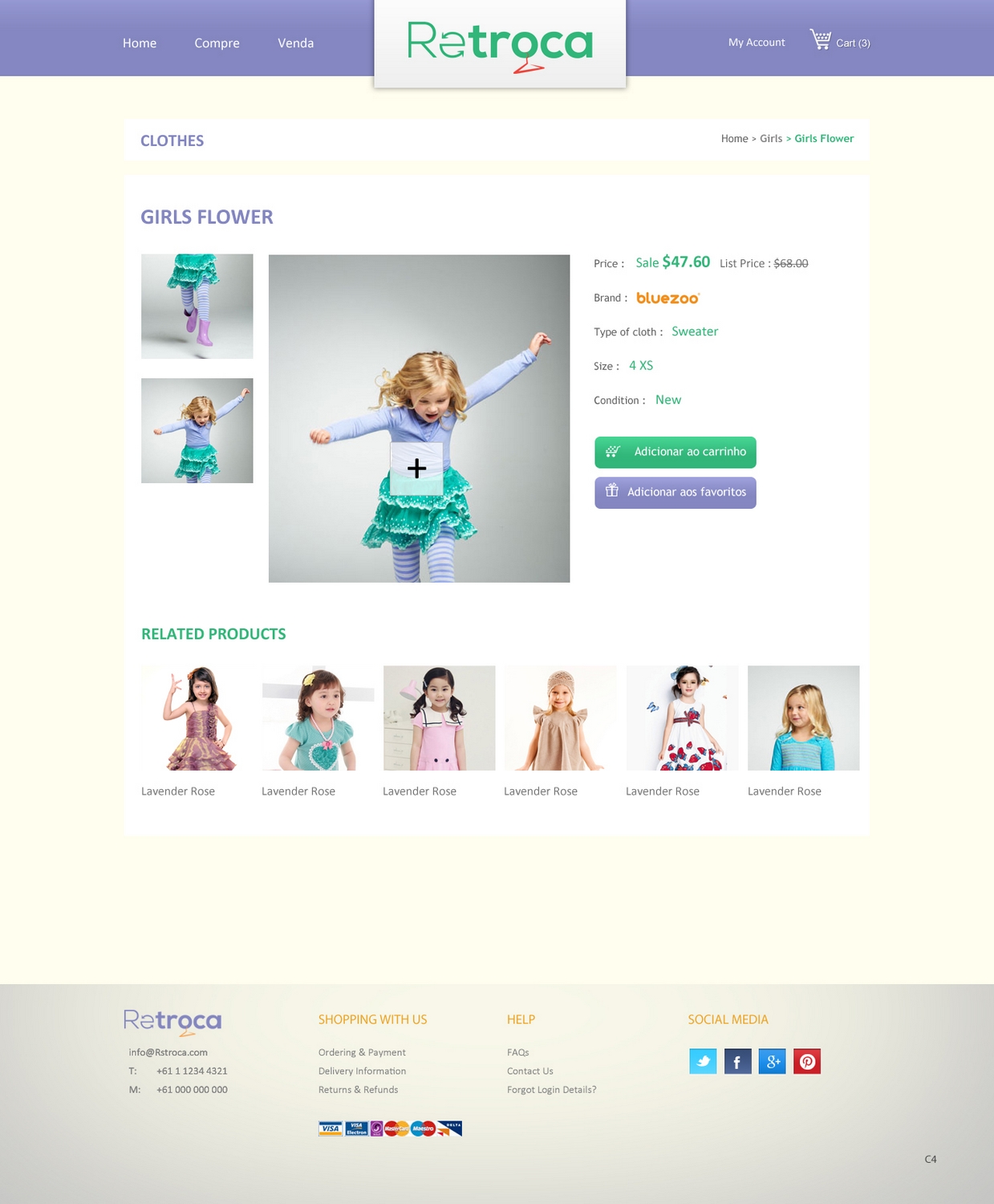 Diseño Web por pb para Retroca.com | Diseño #1430384