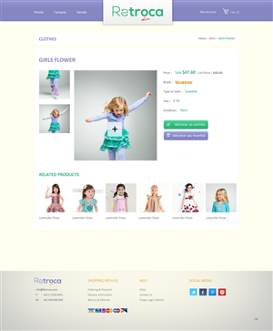 Diseño Web por pb para Retroca.com | Diseño: #1430384