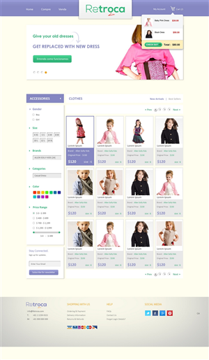 Diseño Web por pb para Retroca.com | Diseño: #1430387