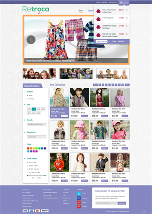 Diseño Web por pb para Retroca.com | Diseño: #1430399