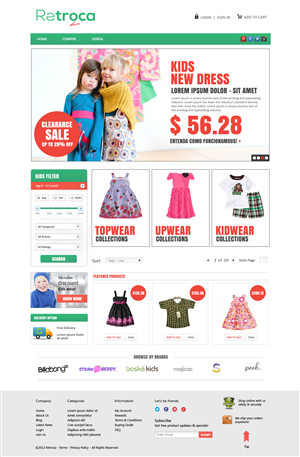 Diseño Web por OM para Retroca.com | Diseño: #1416219