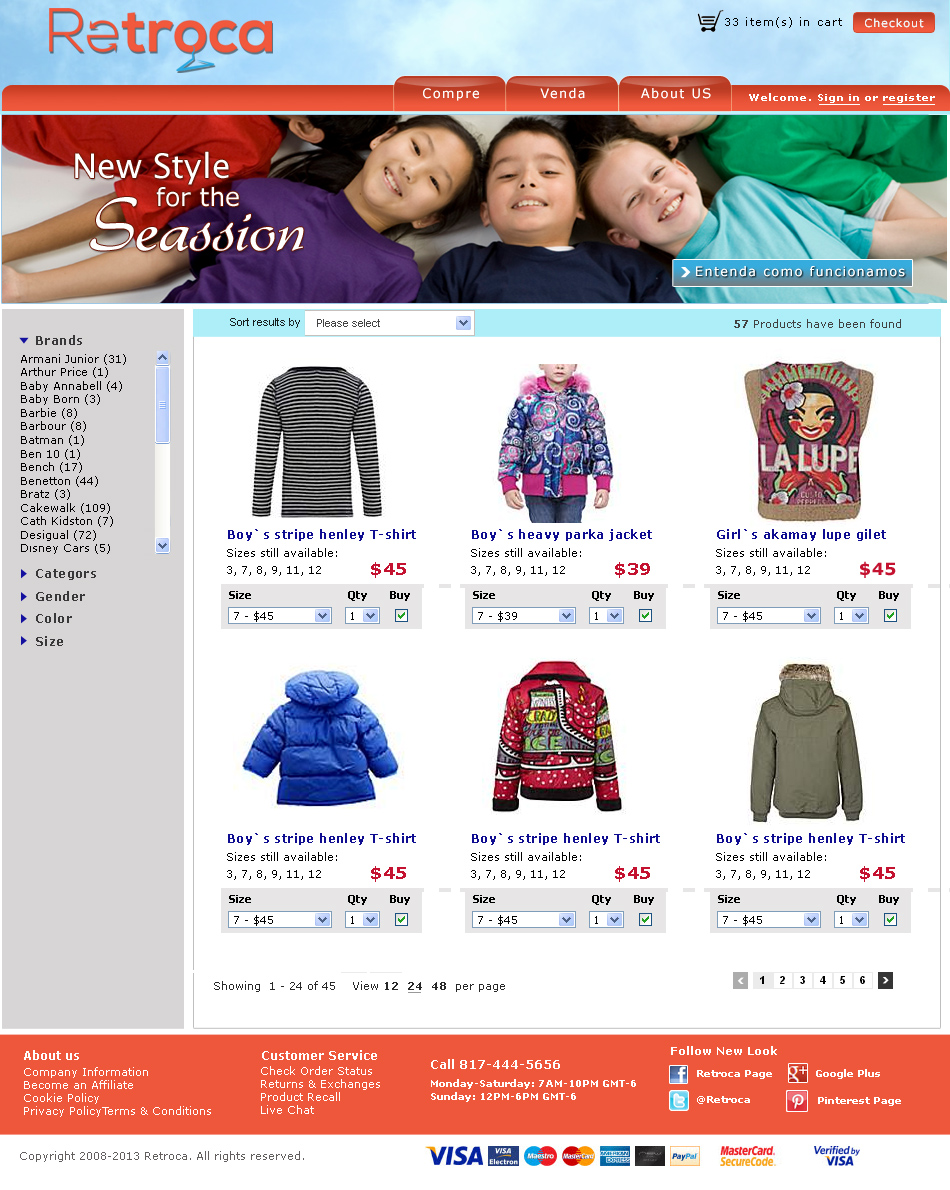 Diseño Web por LogoDesigns.ae para Retroca.com | Diseño #1418729