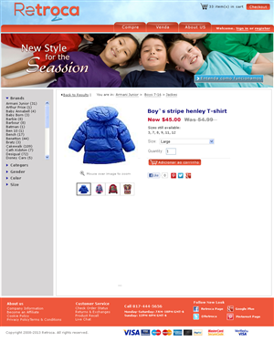 Diseño Web por LogoDesigns.ae para Retroca.com | Diseño: #1418733