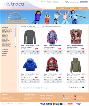 Diseño Web por LogoDesigns.ae para Retroca.com | Diseño: #1418739