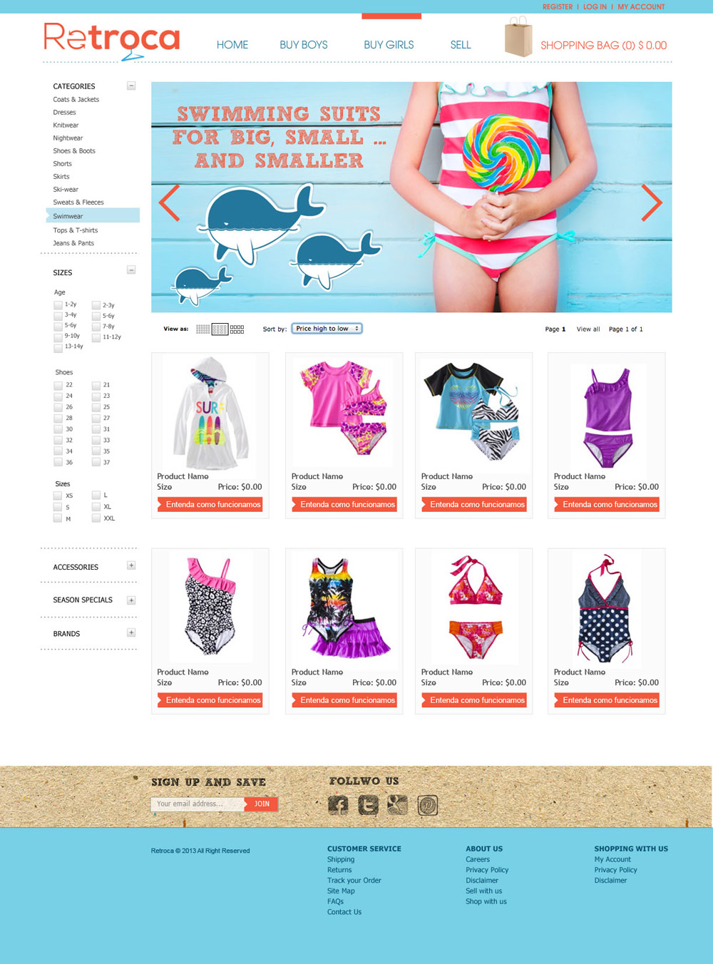 Diseño Web por tanya para Retroca.com | Diseño #1419358