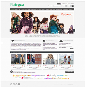 Web Design par Xclusive Designers pour Retroca.com | Design #1384715