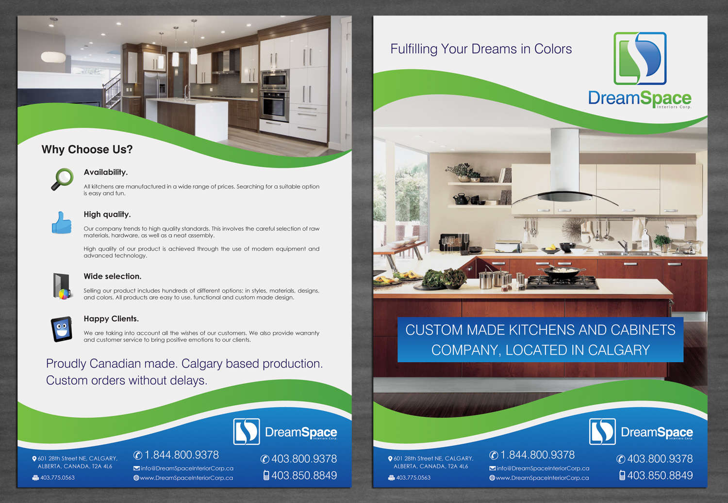 Design de Brochure par Sbss pour DreamSpace Interiors Corp. | Design : #4960024