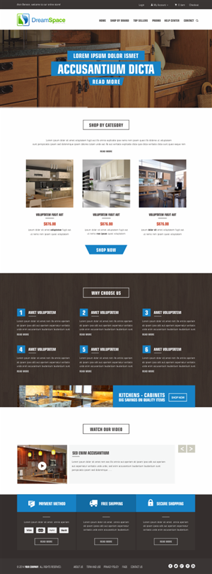 Graphic Design by Silverfox Studio for DreamSpace Interiors Corp. | Design: #4910914
