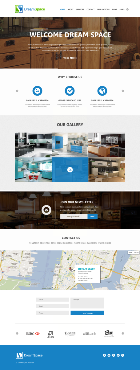 Diseño Gráfico por Silverfox Studio para DreamSpace Interiors Corp. | Diseño #4913666