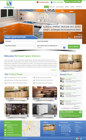 Graphic Design by Sbss for DreamSpace Interiors Corp. | Design: #4916243
