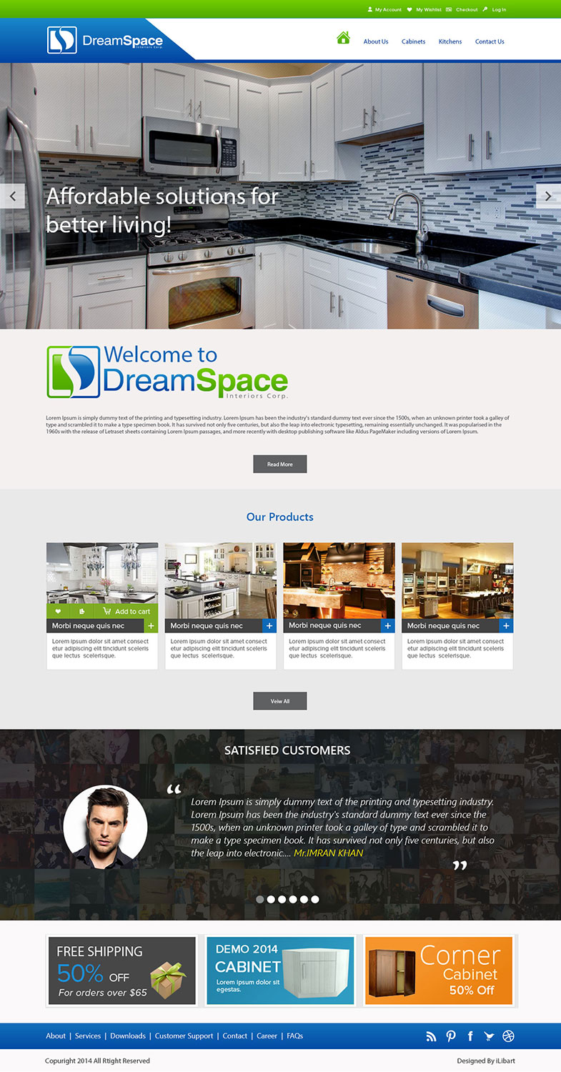Graphic Design by iLibart for DreamSpace Interiors Corp. | Design #4909802