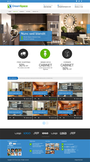 Design Graphique par iLibart pour DreamSpace Interiors Corp. | Design : #4910819