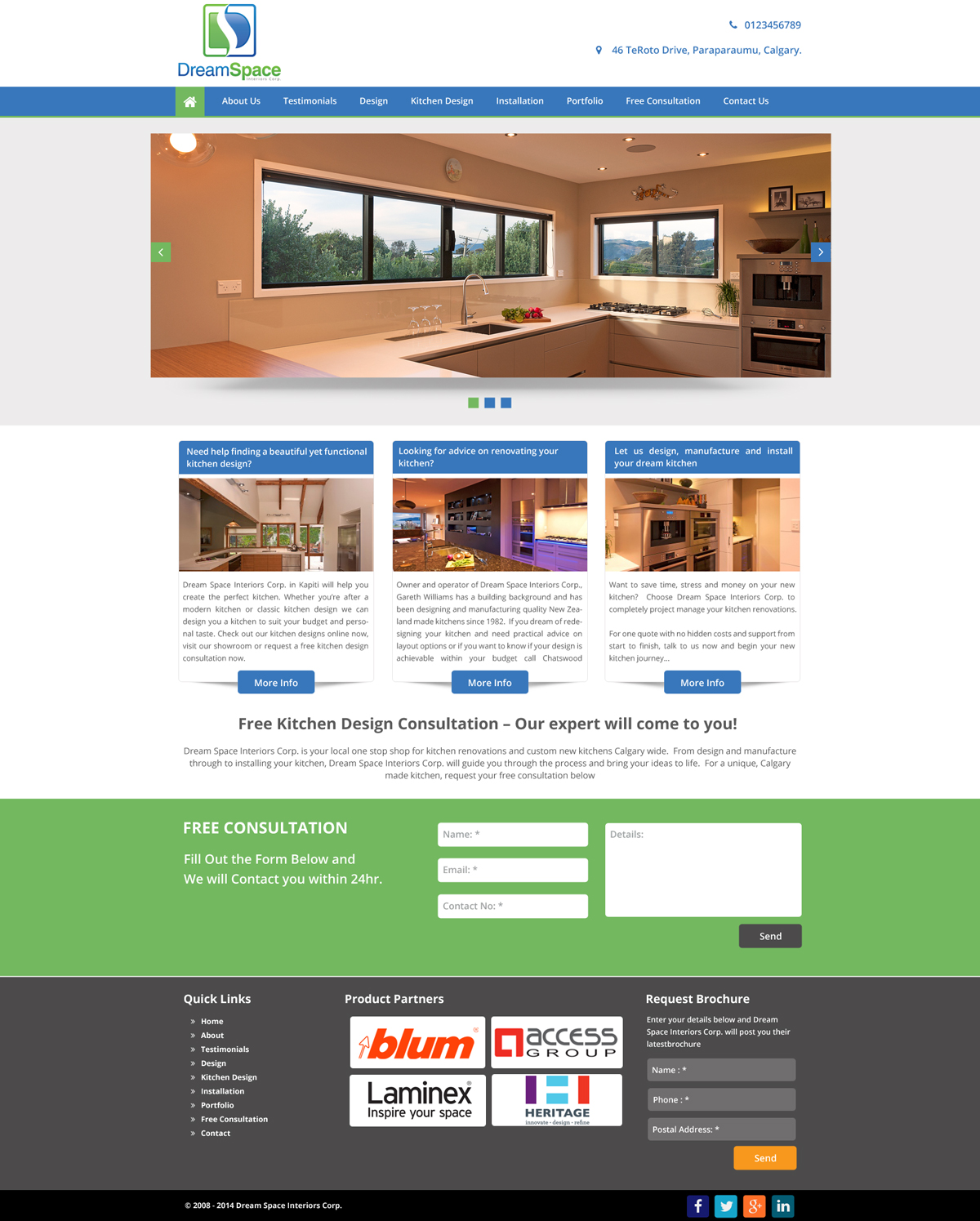 Design Graphique par Advent Innovative pour DreamSpace Interiors Corp. | Design #4910650