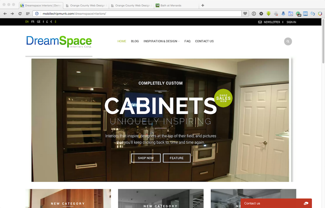 Design Graphique par Mobile Chipmunk pour DreamSpace Interiors Corp. | Design #4907408