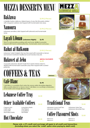 Design de Menu par Raven Designs 2024 pour ce projet | Design : #4917259