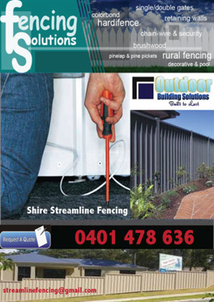 Flyer Design by Nishu Raina for shire Streamline Fencing | Design: #245615