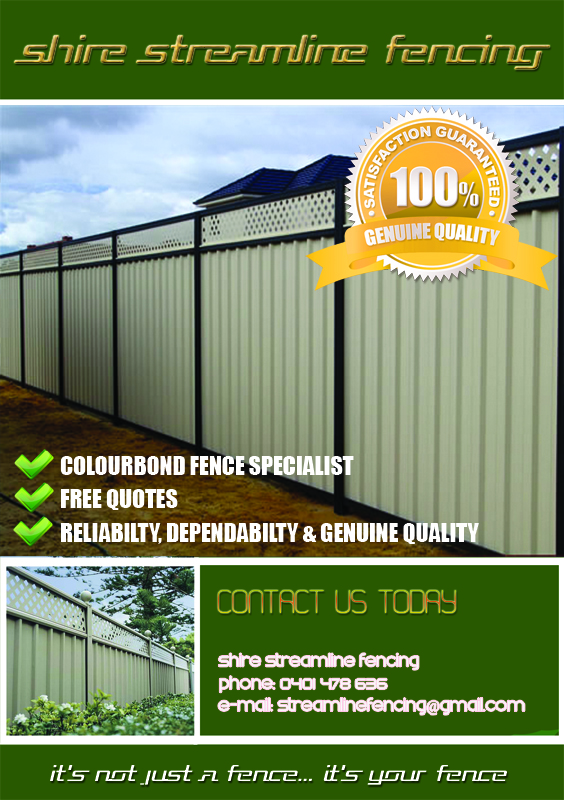 Flyer Design by Underground for shire Streamline Fencing | Design #240462
