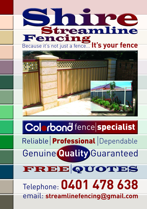 Flyer Design by Dyal Design for shire Streamline Fencing | Design #248350