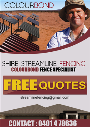 Flyer Design by Eddiey for shire Streamline Fencing | Design: #243368