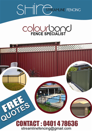 Flyer Design by Eddiey for shire Streamline Fencing | Design: #243428